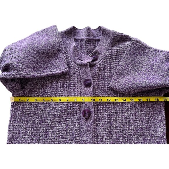 🌸4/$50🌸 Heathered Purple Cardigan Sweater - Picture 13 of 14